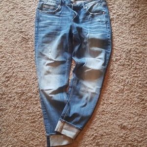 Cropped True blue denim